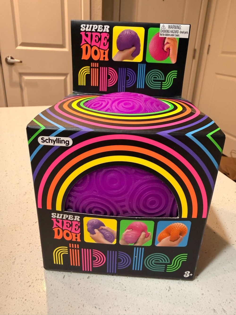 NEE DOH Ripples Sensory Ball - Purple